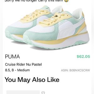 PUMA Cruise Rider Sneaker - mint & lemon